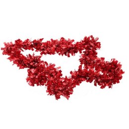 Dekoracja świąteczna Choinka do zawieszenia z folii czerwona 30 cm