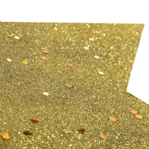 Dekoracja świąteczna Gwiazda brokatowa do zawieszenia 28 cm