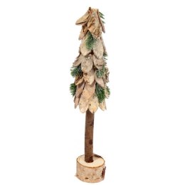 Drewniana Choinka Bożonarodzeniowa 38 cm - Zielony Dekoracyjny Element Świąteczny