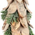 Drewniana Choinka Bożonarodzeniowa 38 cm - Zielony Dekoracyjny Element Świąteczny