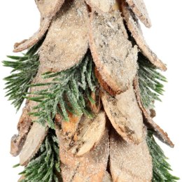 Drewniana Choinka Bożonarodzeniowa 38 cm - Zielony Dekoracyjny Element Świąteczny