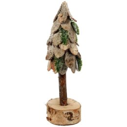 Drewniana Dekoracja Bożonarodzeniowa - Choinka 30 cm