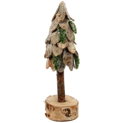 Drewniana Dekoracja Bożonarodzeniowa - Choinka 30 cm