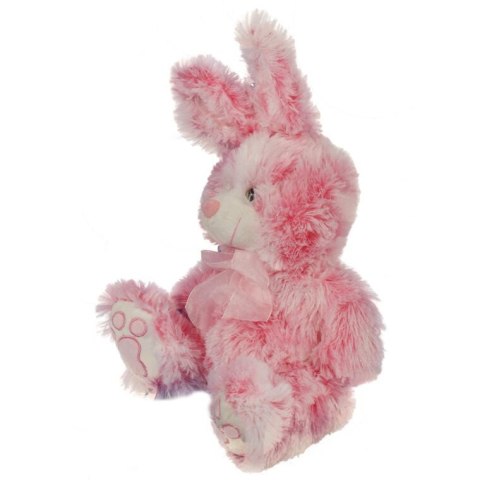 Duży Pluszowy Zajączek Wielkanocny 36cm w Kolorze Różowym ze Stabilną Pozycją Stojącą