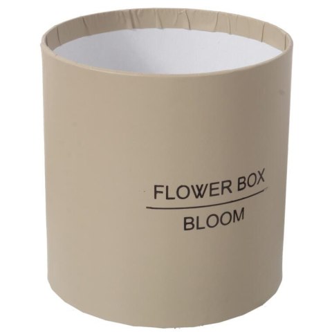 FLOWER BOX PUDEŁKO NA KWIATY PREZENT DEKORACJE BRĄZOWY ŚREDNI