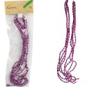 Fioletowe Koraliki na Choinkę - Dekoracyjna Girlanda Bożonarodzeniowa