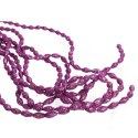 Fioletowe Koraliki na Choinkę - Dekoracyjna Girlanda Bożonarodzeniowa