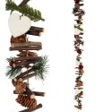 GIRLANDA DREWNIANA OZDOBA ŚWIĄTECZNA BOŻONARODZENIOWA