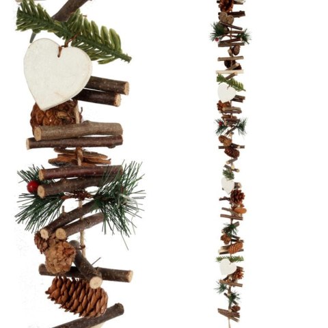 GIRLANDA DREWNIANA OZDOBA ŚWIĄTECZNA BOŻONARODZENIOWA