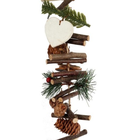 GIRLANDA DREWNIANA OZDOBA ŚWIĄTECZNA BOŻONARODZENIOWA