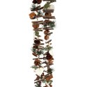 GIRLANDA DREWNIANA OZDOBA ŚWIĄTECZNA BOŻONARODZENIOWA