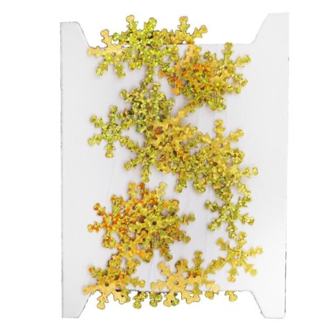 GIRLANDA ZE ŚNIEŻYNKAMI OZDOBA ŚWIĄTECZNA BOŻONARODZENIOWA