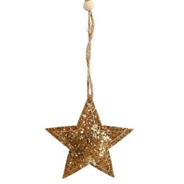 GWIAZDA ZAWIESZKA BROKATOWA ZŁOTA