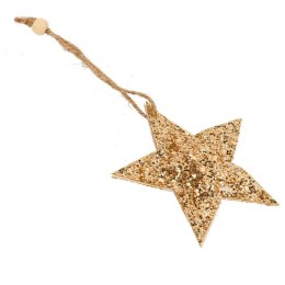GWIAZDA ZAWIESZKA BROKATOWA ZŁOTA
