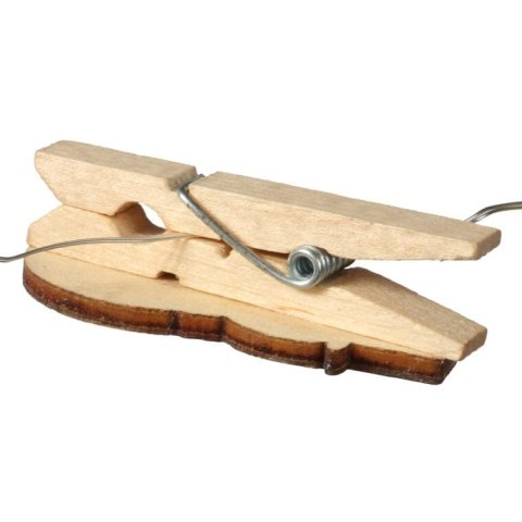 Girlanda LED z Klamerkami na Zdjęcia - Bałwany, Czerwone, Zasilanie Bateryjne