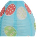 JAJKO LAMPION PAPIEROWY ROZKŁADANY 25CM NIEBIESKI