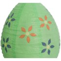 JAJKO LAMPION PAPIEROWY ROZKŁADANY 25CM ZIELONY