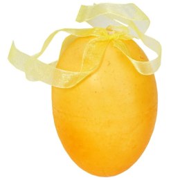 Jajka plastikowe zawieszki zestaw 3 sztuk 8,5cm żółte