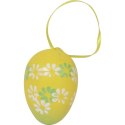 Jajka w kwiatki zawieszki zestaw 6 sztuk 6cm