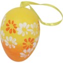 Jajka w kwiatki zawieszki zestaw 6 sztuk 6cm