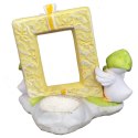 KACZUSZKI Z RAMKĄ CERAMICZNY LAMPION WIELKANOCNY 12 CM