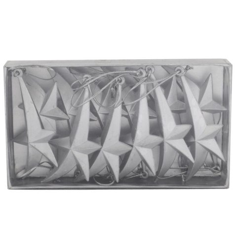 KPL. 12 ZAWIESZEK GWIAZDEK SREBRNYCH