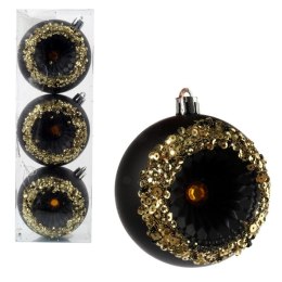 KPL. 3 BOMBEK Z DZIURKĄ RETRO REFLEKTOR - CZARNY