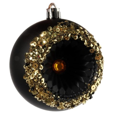 KPL. 3 BOMBEK Z DZIURKĄ RETRO REFLEKTOR - CZARNY