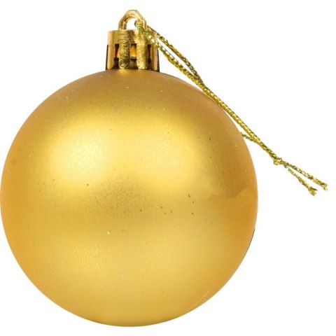 KPL.4 BOMBEK PLASTIKOWYCH W TUBIE 6 CM ZŁOTE