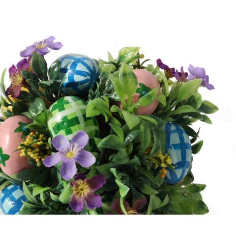 KULA BUKSZPANOWA Z JAJKAMI DEKORACJA WIOSENNA 12CM