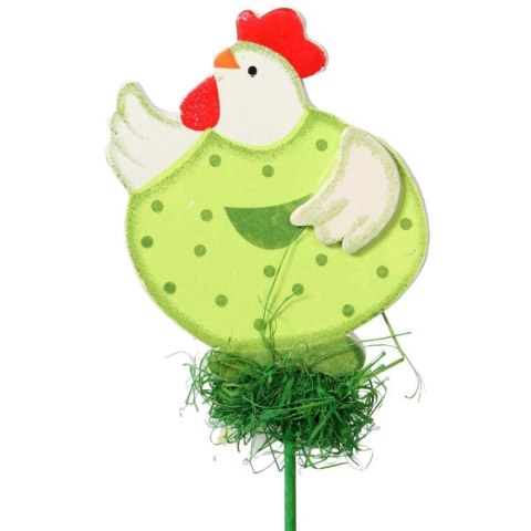 KURA DREWNIANA NA PIKU WIELKANOC ZIELONA