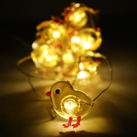 KURCZACZKI GIRLANDA ŚWIETLNA LAMPKI 10LED WIELKANOC ŻÓŁTE