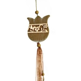KWIAT DREWNIANY ZAWIESZKA 60CM