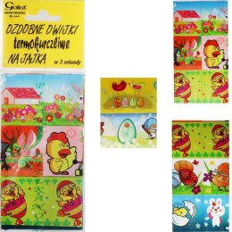 Kalkomania termokurczliwe owijki na jajka (8 sztuk)