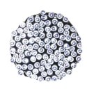 Lampki choinkowe 288 led typu gąsienica w kolorze białym 2 m