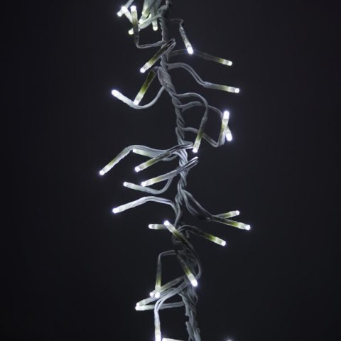 Lampki choinkowe 288 led typu gąsienica w kolorze białym 2 m