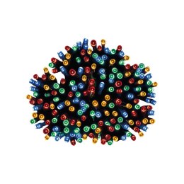 Lampki choinkowe LED multikolor z zasilaniem sieciowym, 200 sztuk - do użytku wewnętrznego