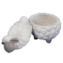 Owca owieczka wielkanocna ceramiczny pojemnik 17cm
