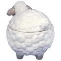 Owca owieczka wielkanocna ceramiczny pojemnik 19cm