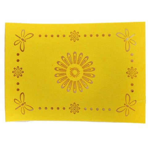 Podkładka WIELKANOCNA serweta mata filcowa 40x30cm żółta