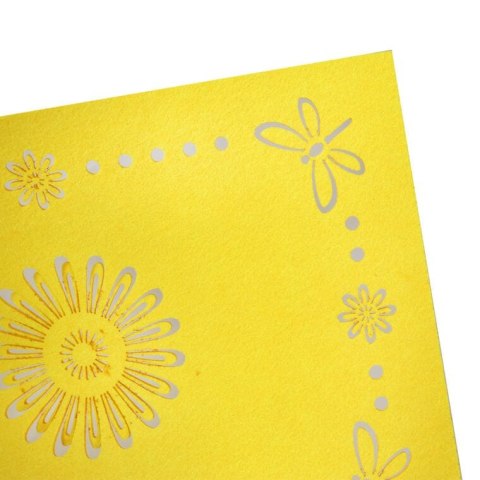 Podkładka WIELKANOCNA serweta mata filcowa 40x30cm żółta