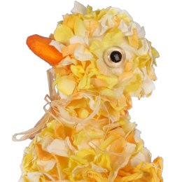 Pomarańczowa Dekoracja Wielkanocna - Figurka Papierowej Kaczuszki 14 cm