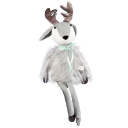 RENIFER ŚWIĄTECZNY ŁOŚ SIEDZĄCY Z FUTERKIEM 43CM