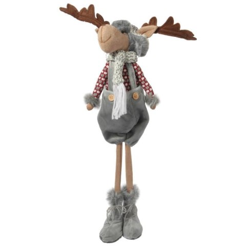 RENIFER ŚWIĄTECZNY ŁOŚ STOJĄCY DEKORACJA 55CM
