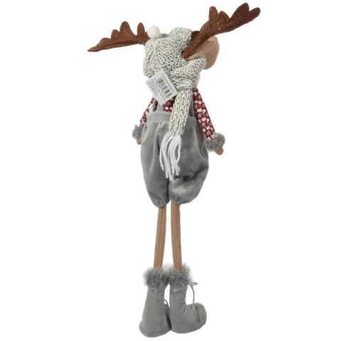 RENIFER ŚWIĄTECZNY ŁOŚ STOJĄCY DEKORACJA 55CM