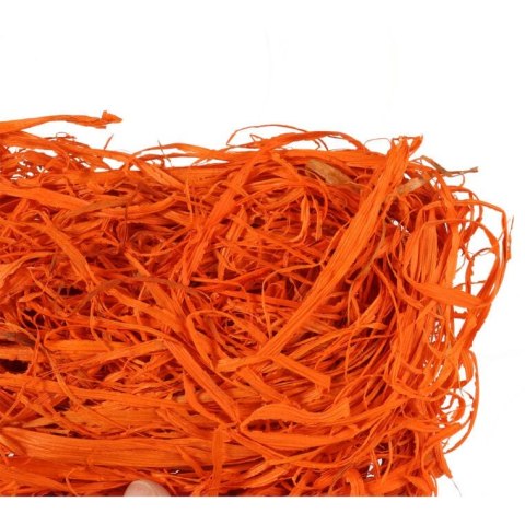 Rafia Dekoracyjna Sianko Siano Barwione ciemny pomarańcz