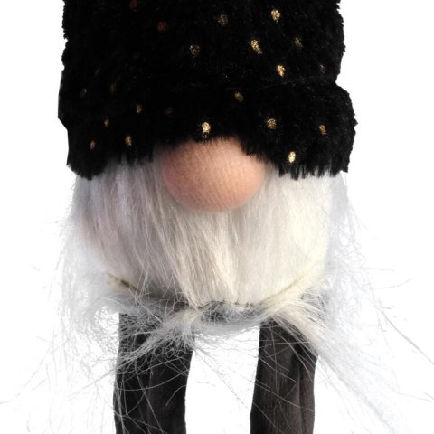 Skrzat Świąteczny Strażnik Dobrego Nastroju 42cm - Czarny