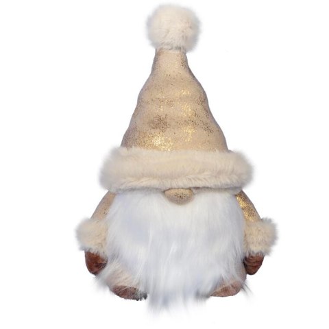 Świąteczny Skrzat Stróż Skandynawski 26cm w Kolorze Złotym