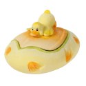 Szkatułka ceramiczna z kaczuszką 15 cm