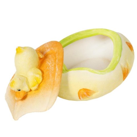 Szkatułka ceramiczna z kaczuszką 15 cm